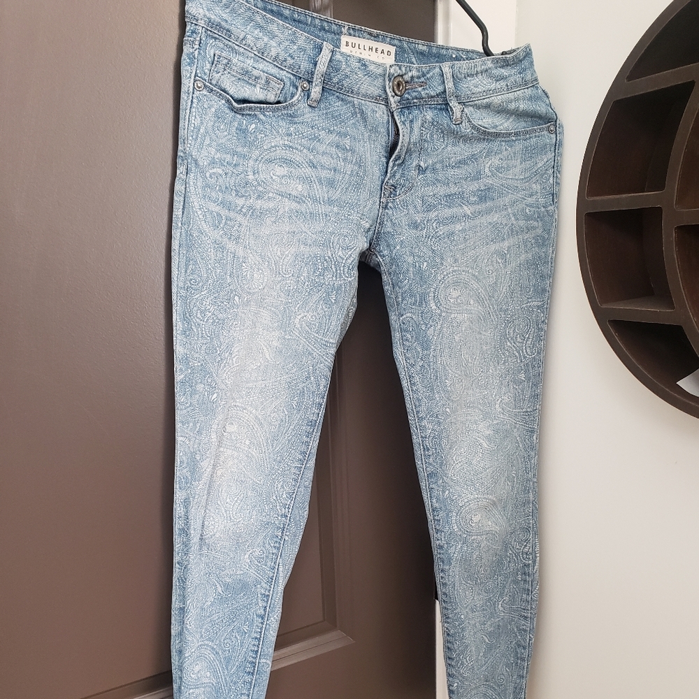 Bullhead faded design jeans